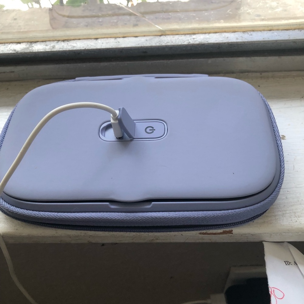 I’ve clean phone sanitizer by Homedics